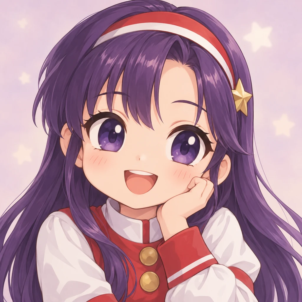 Athena Asamiya AI 辅助角色插画