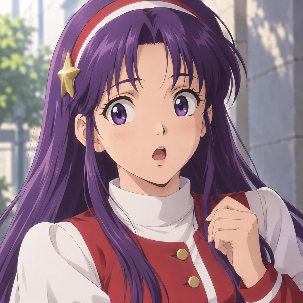 Athena Asamiya AI 辅助角色插画