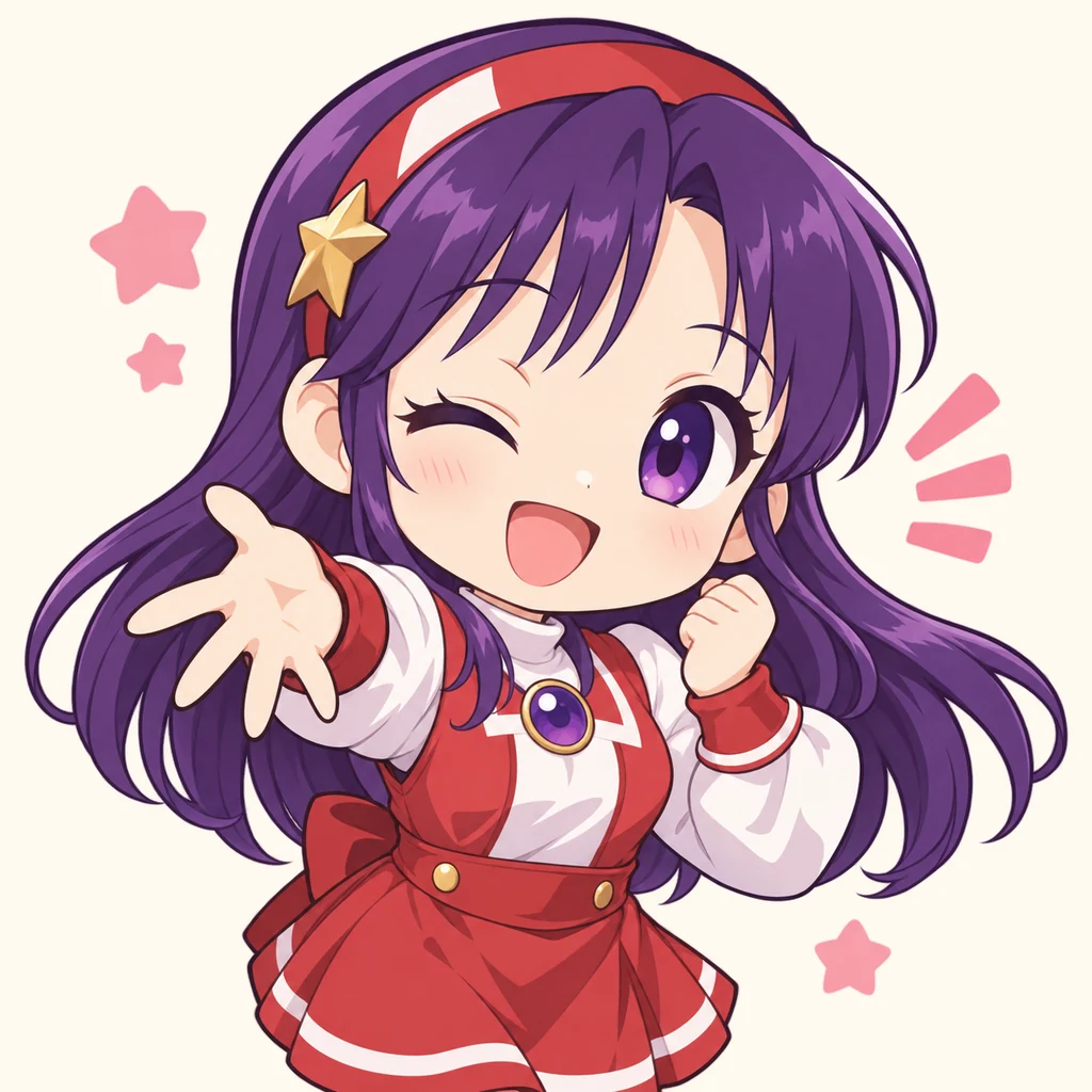 Athena Asamiya · Reaction sticker