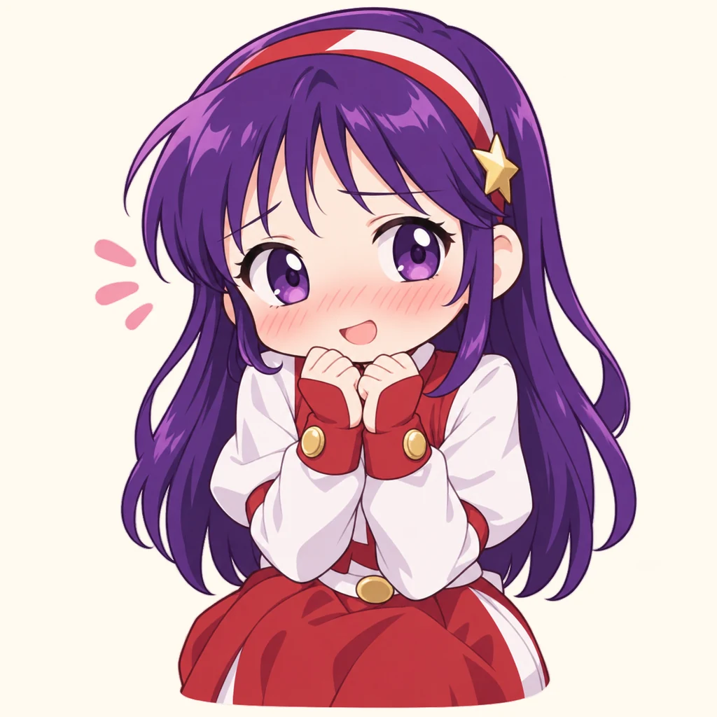 Athena Asamiya 表情包 6