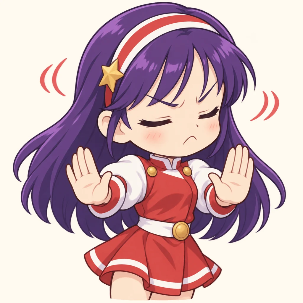 Athena Asamiya 表情包 8
