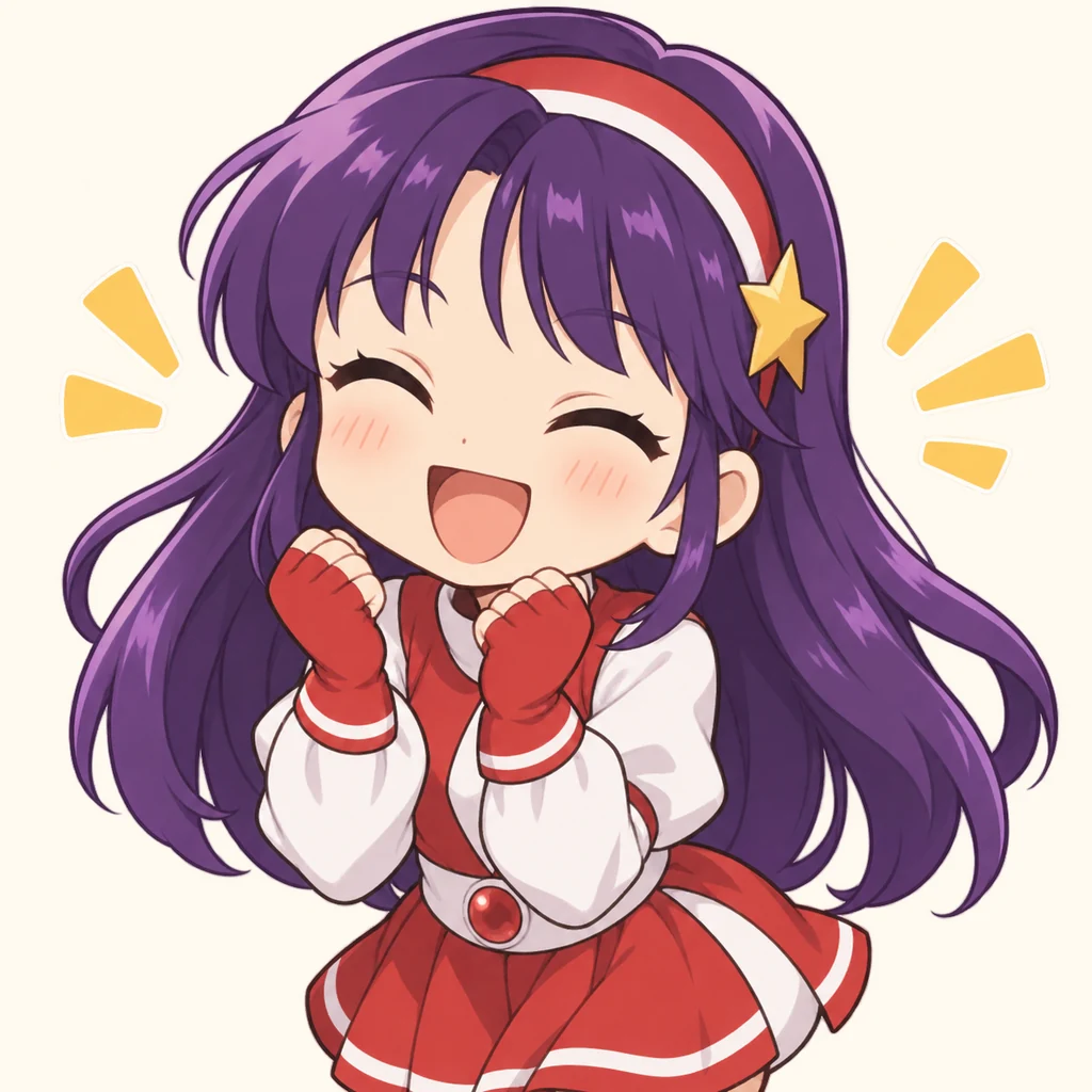 Athena Asamiya 表情包 4
