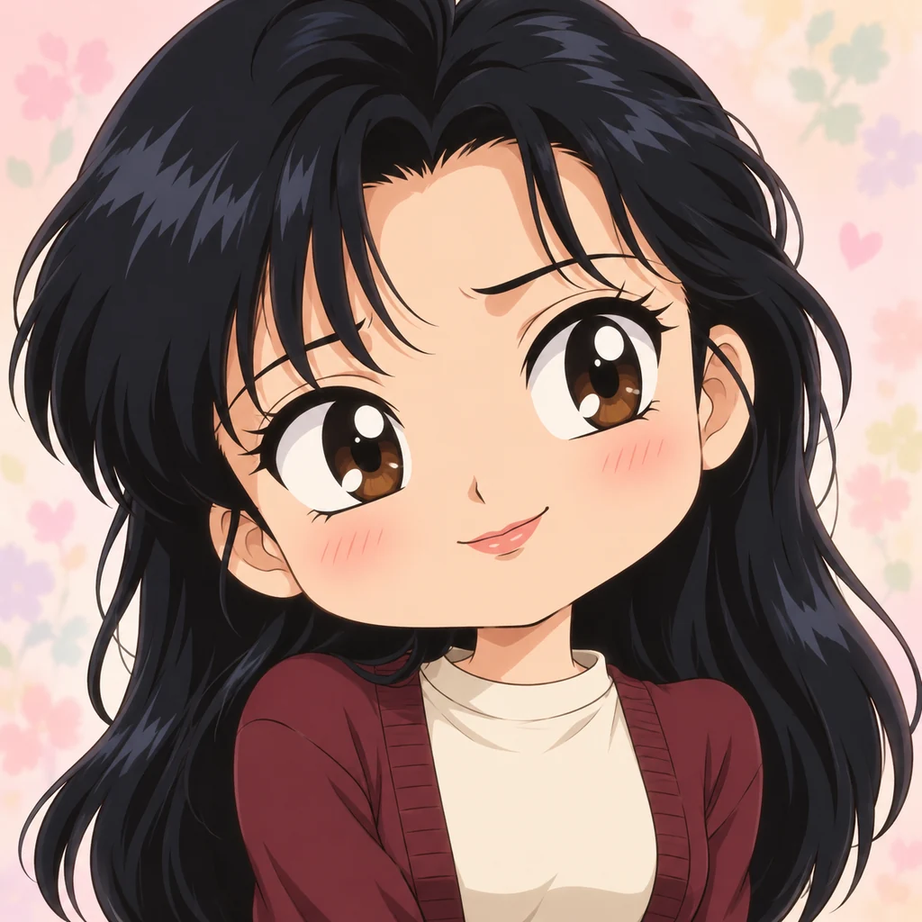 우라메시 아츠코 AI 辅助角色插画
