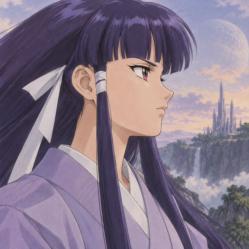 Ayeka Jurai AI 辅助角色插画