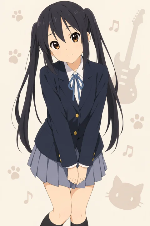 Azusa Nakano角色示意插画