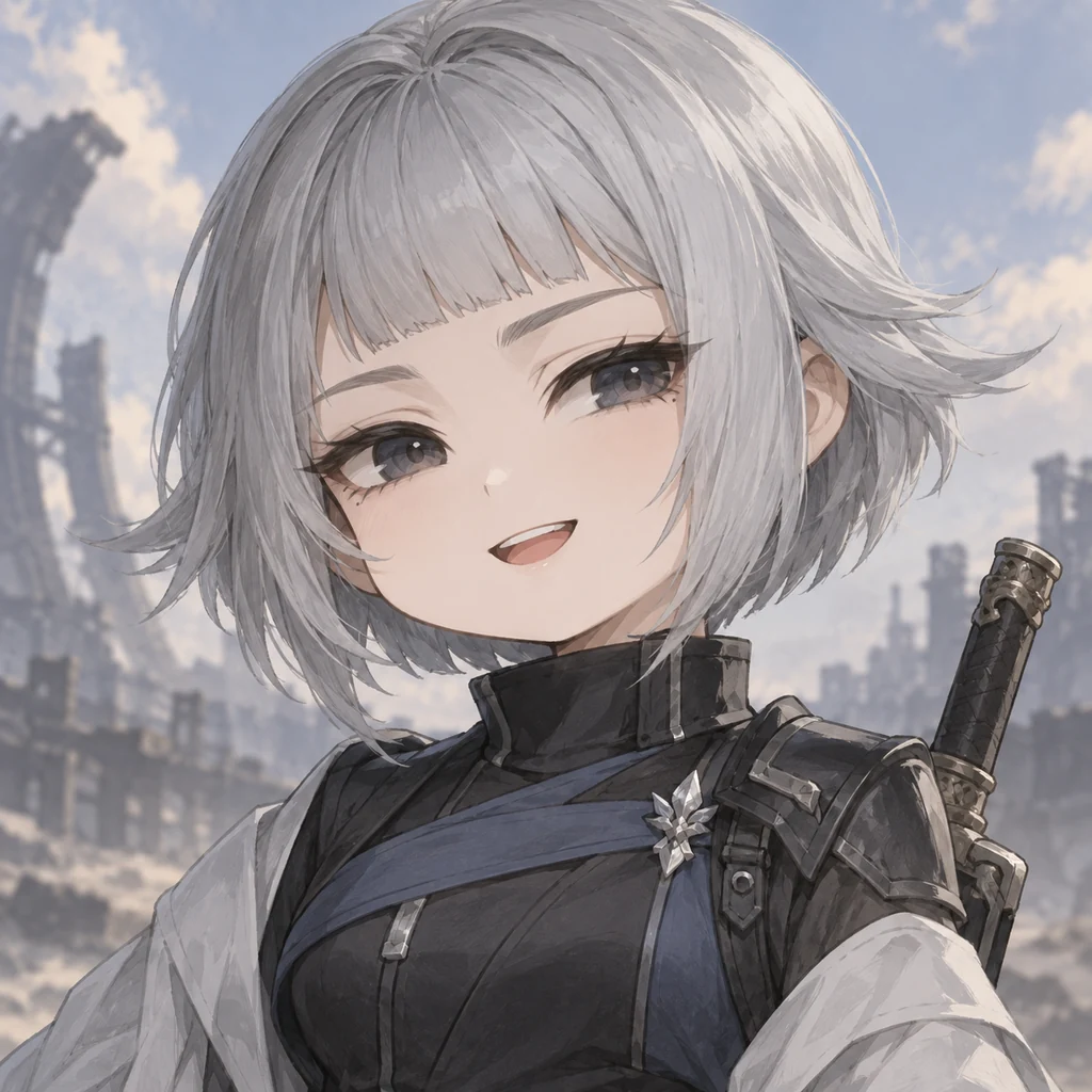 白月魁 AI 辅助角色插画