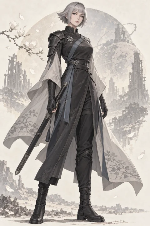 Bai Yuekui角色示意插画
