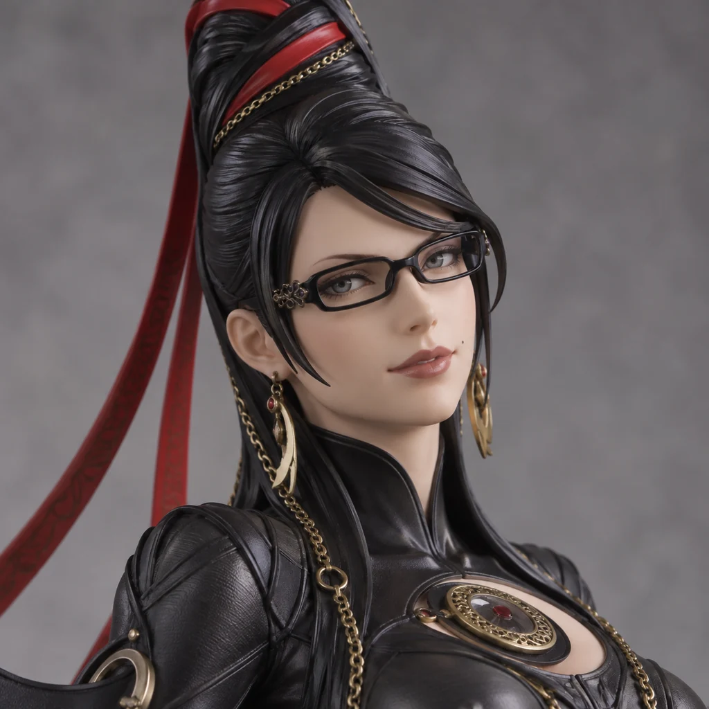Bayonetta AI 辅助角色插画