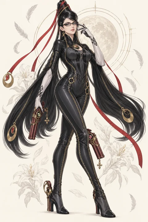 贝优妮塔角色示意插画
