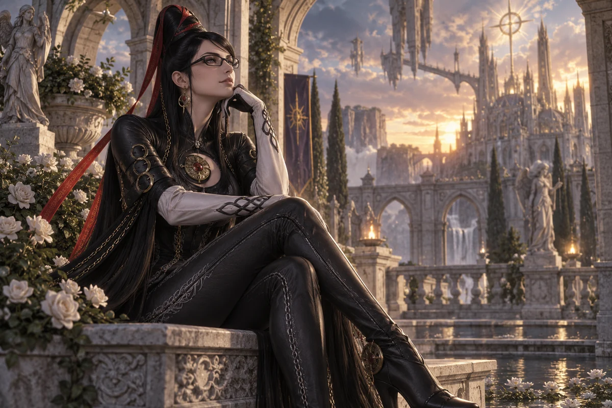 Bayonetta AI 插画