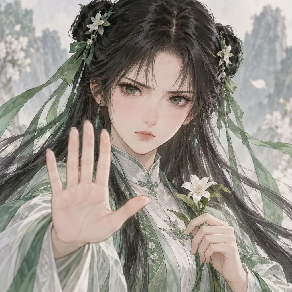 Bi Yao AI 辅助角色插画