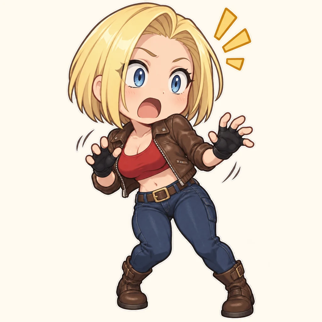 Blue Mary 表情包 5