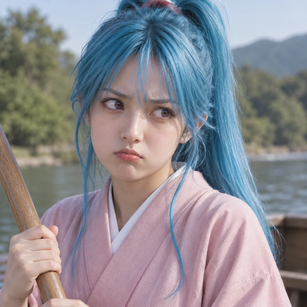 ぼたんの実写風AIポートレート
