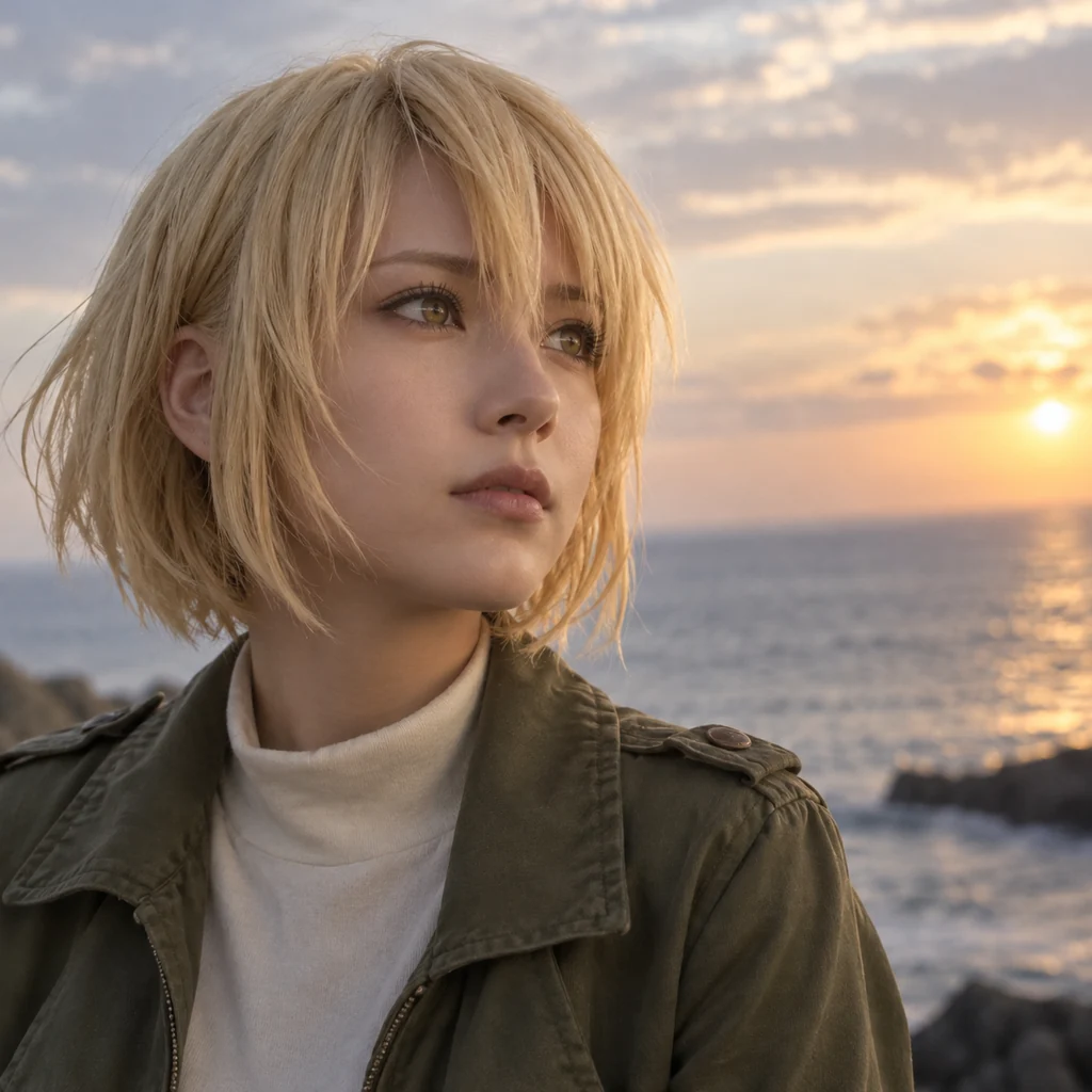 Cagalli Yula Athha live-action AI portrait