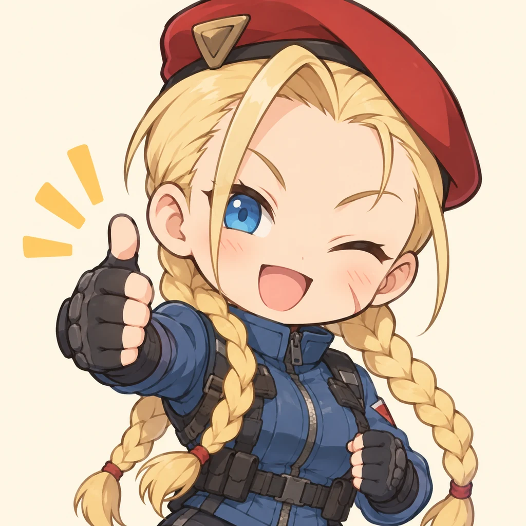 Cammy · Reaction sticker