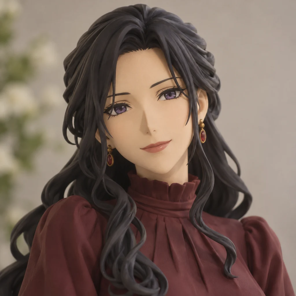 嘉德丽雅·波德莱尔 AI 辅助角色插画