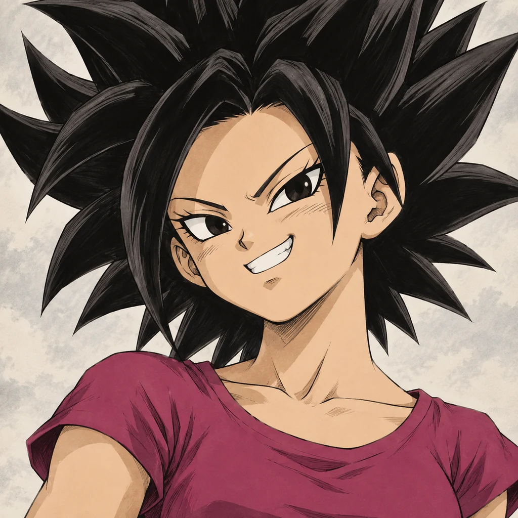 Caulifla AI 辅助角色插画