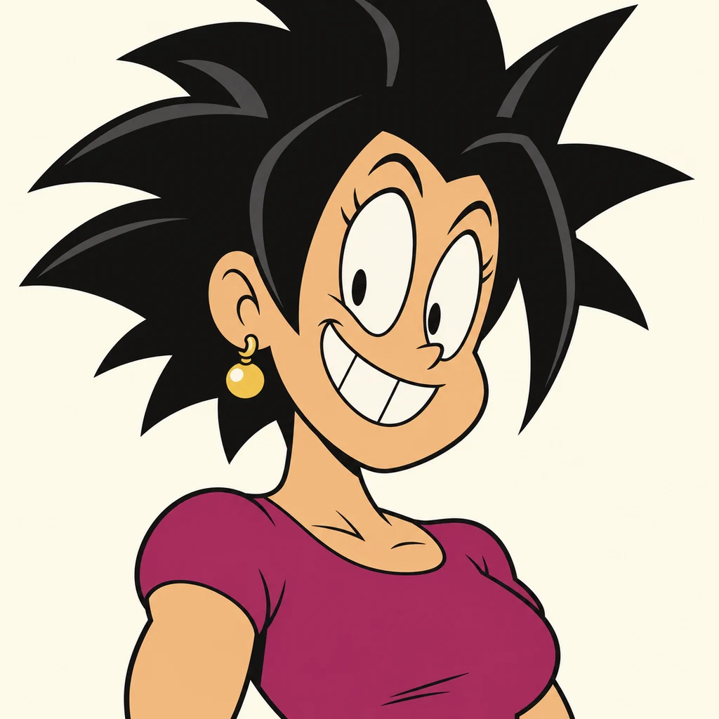Caulifla AI 辅助角色插画
