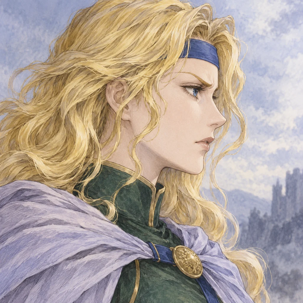 Celes Chere AI 辅助角色插画