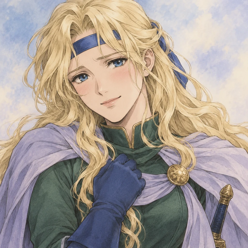 Celes Chere AI 辅助角色插画