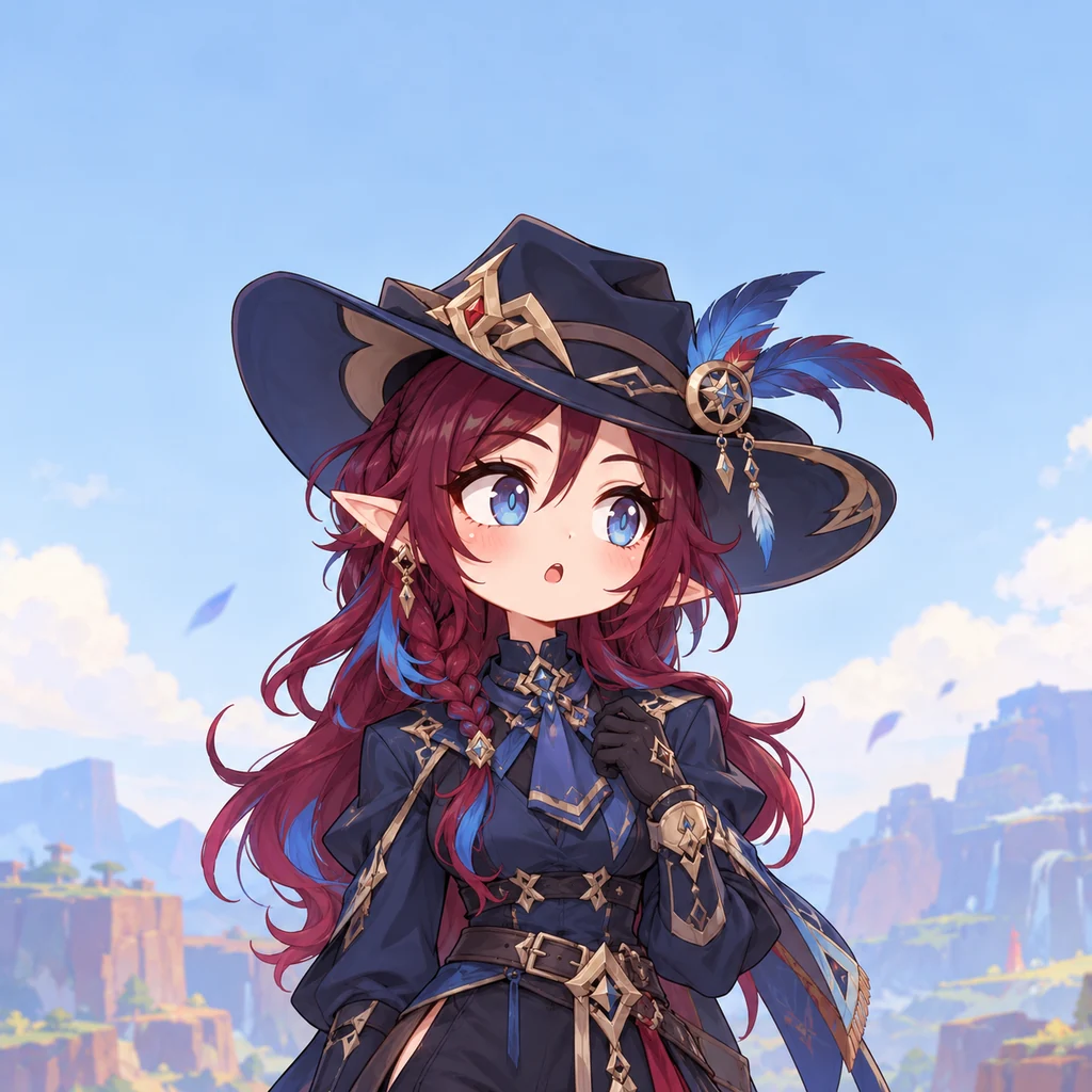 Chasca AI 辅助角色插画