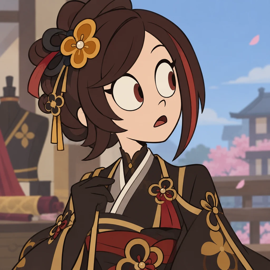 Chiori AI 辅助角色插画