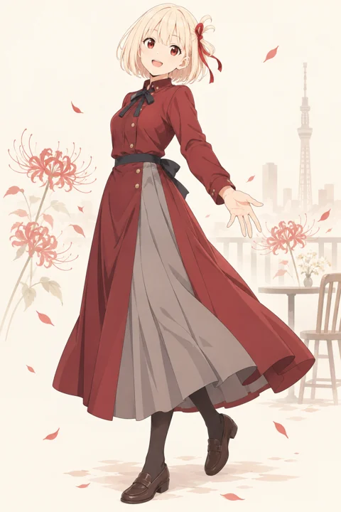 錦木千束角色示意插画