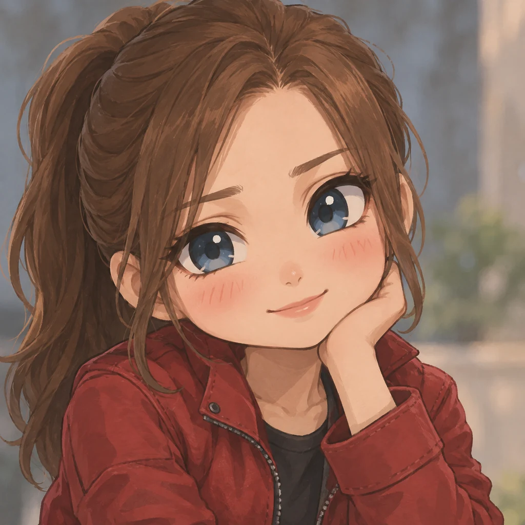 Claire Redfield AI 辅助角色插画