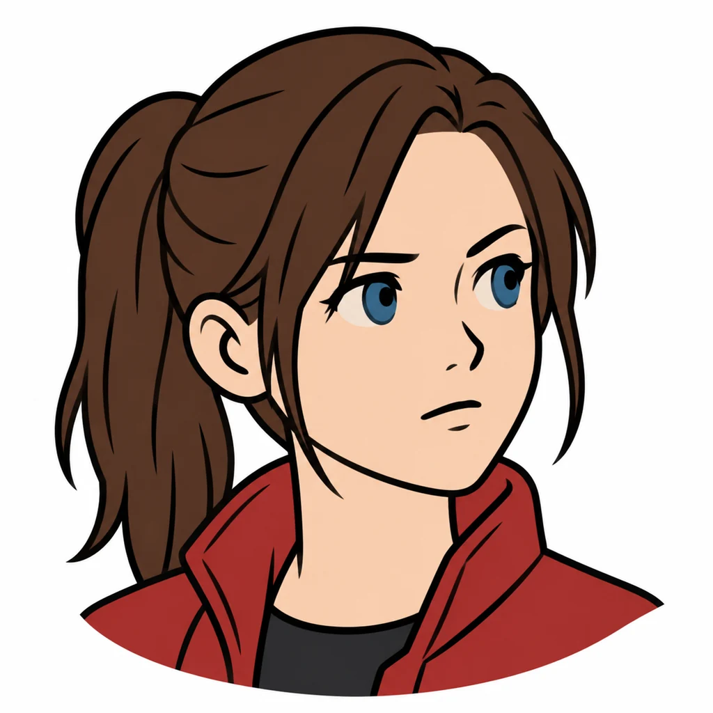 Claire Redfield AI 辅助角色插画