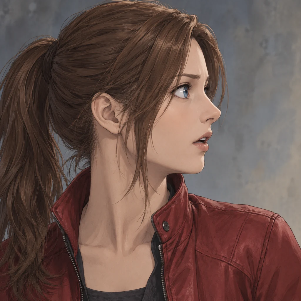 Claire Redfield AI 辅助角色插画