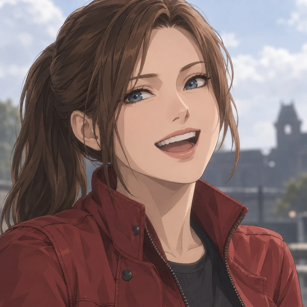 Claire Redfield AI 辅助角色插画
