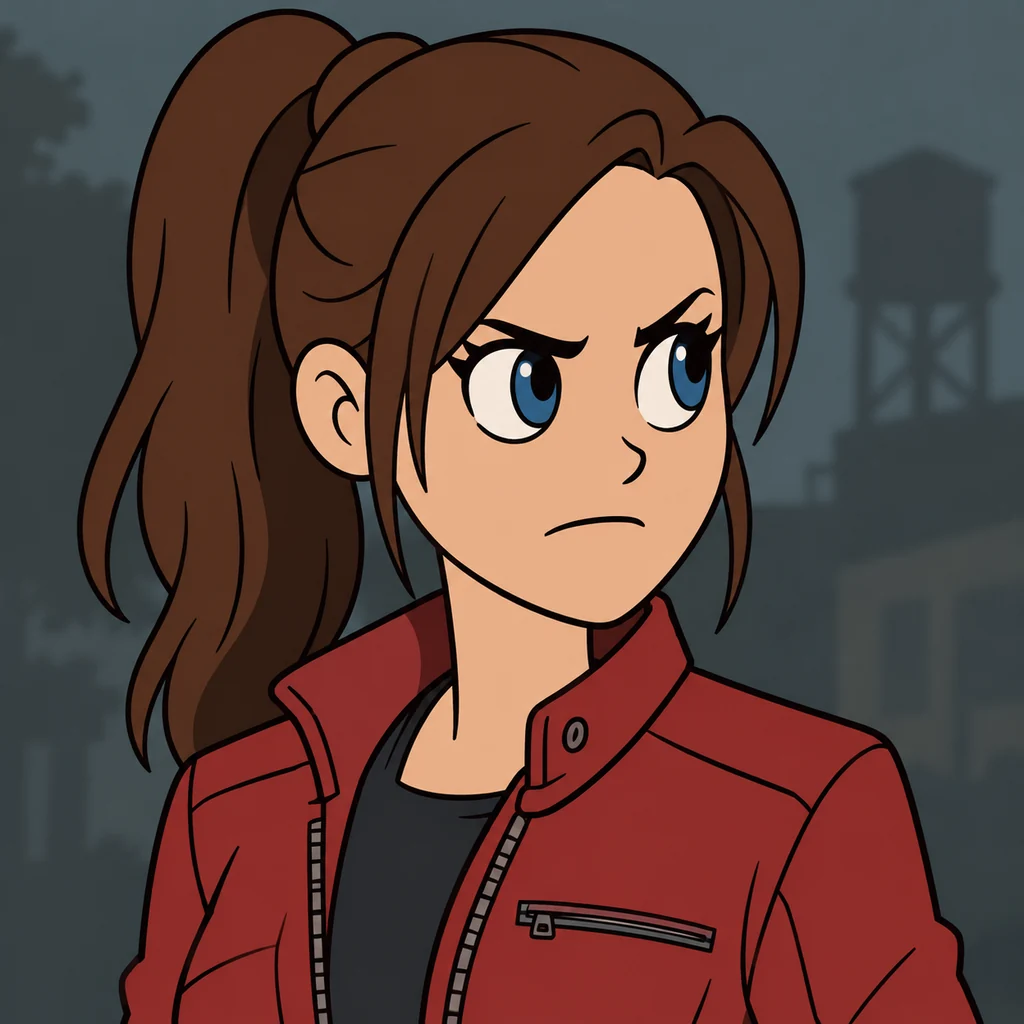 Claire Redfield AI 辅助角色插画