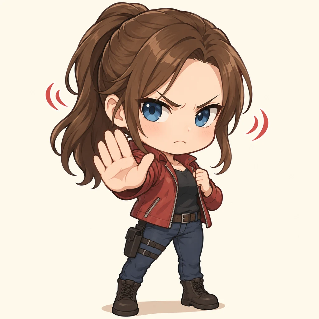 Claire Redfield 表情包 8
