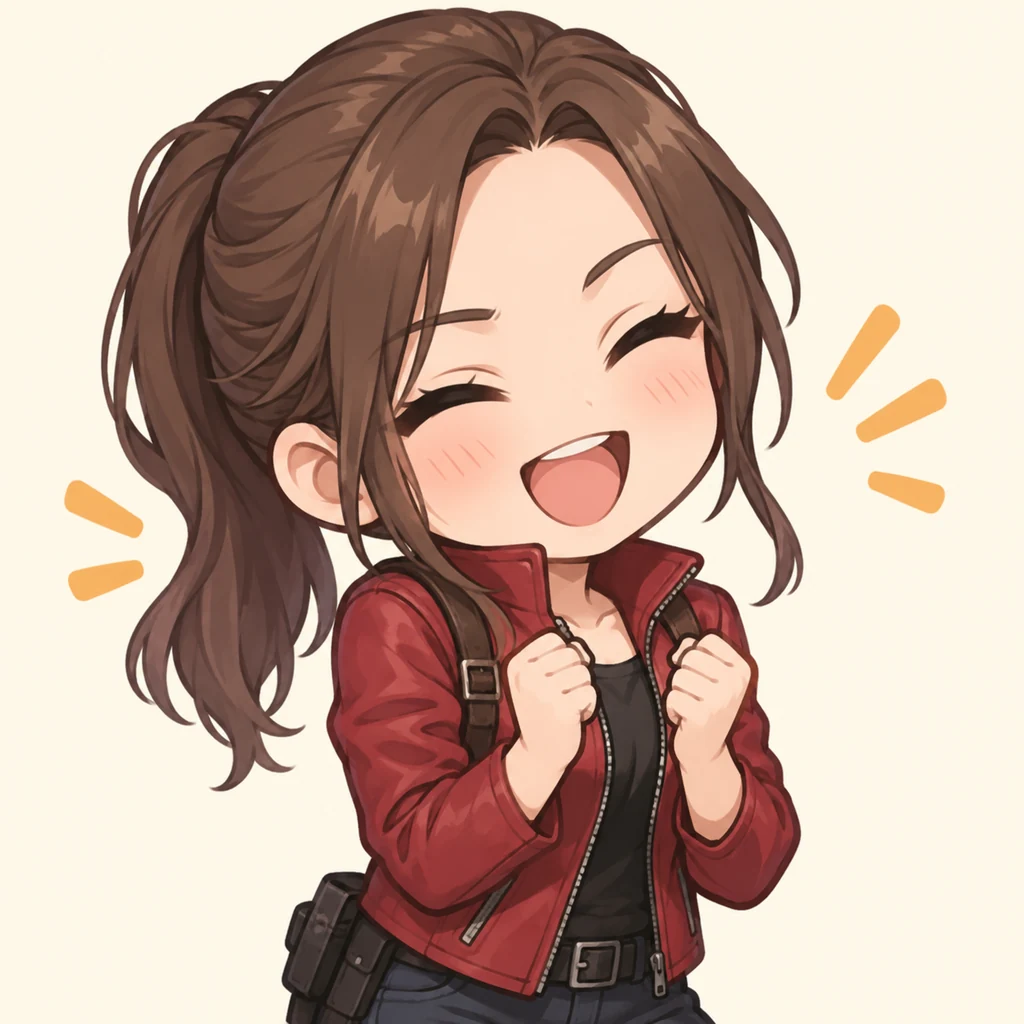 Claire Redfield 表情包 4