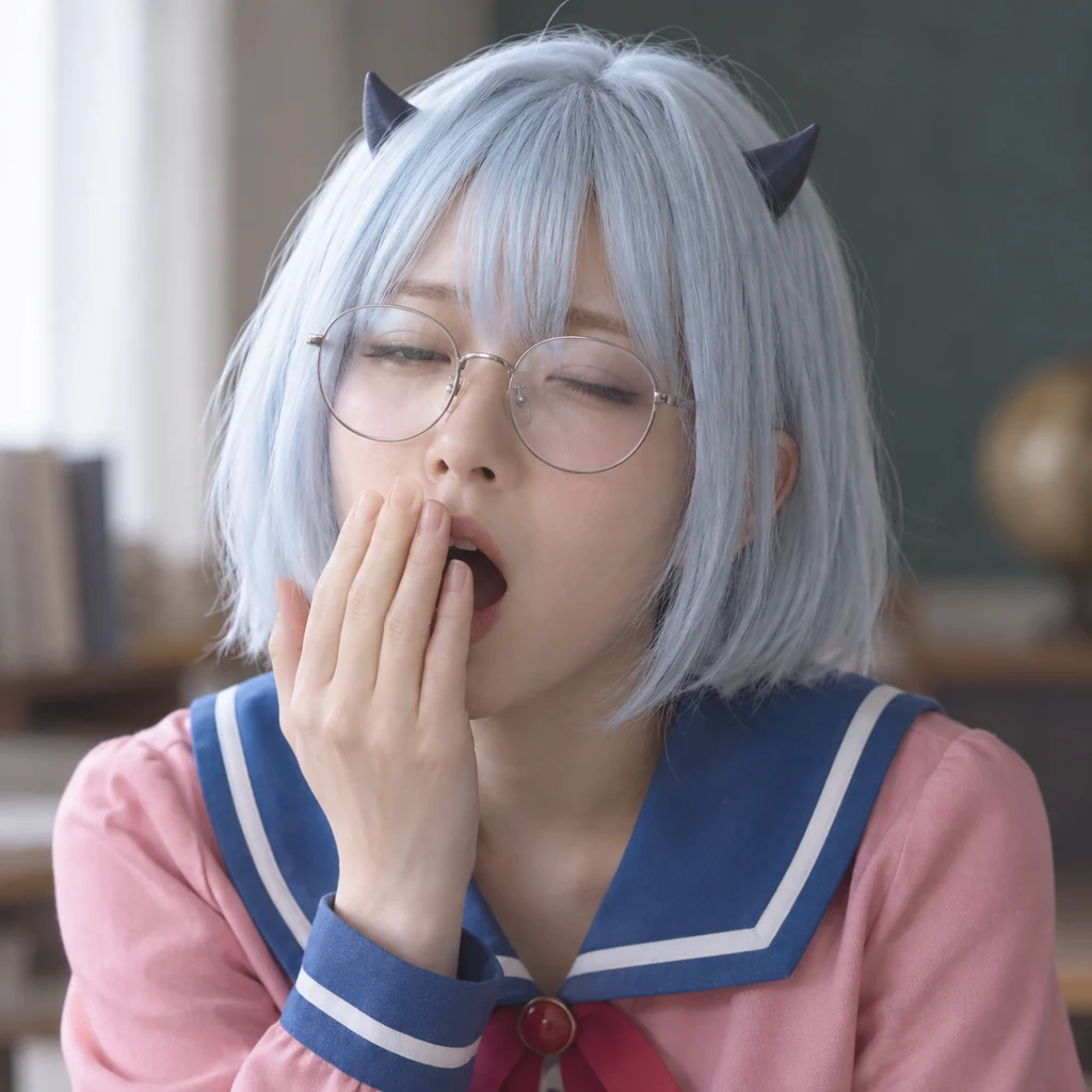 Crocell Kerori live-action AI portrait