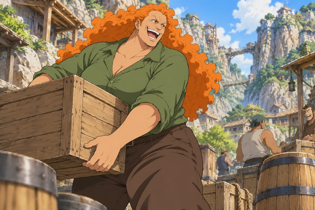Curly Dadan AI 插画
