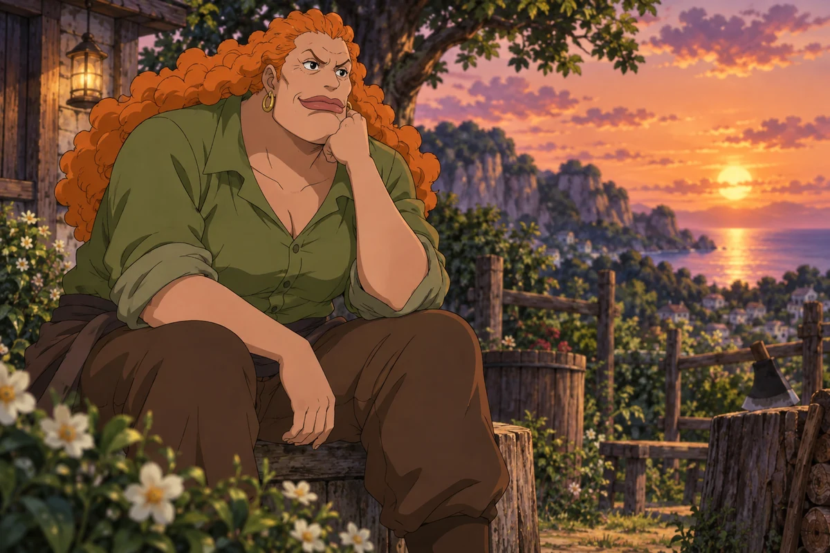 Curly Dadan AI 插画