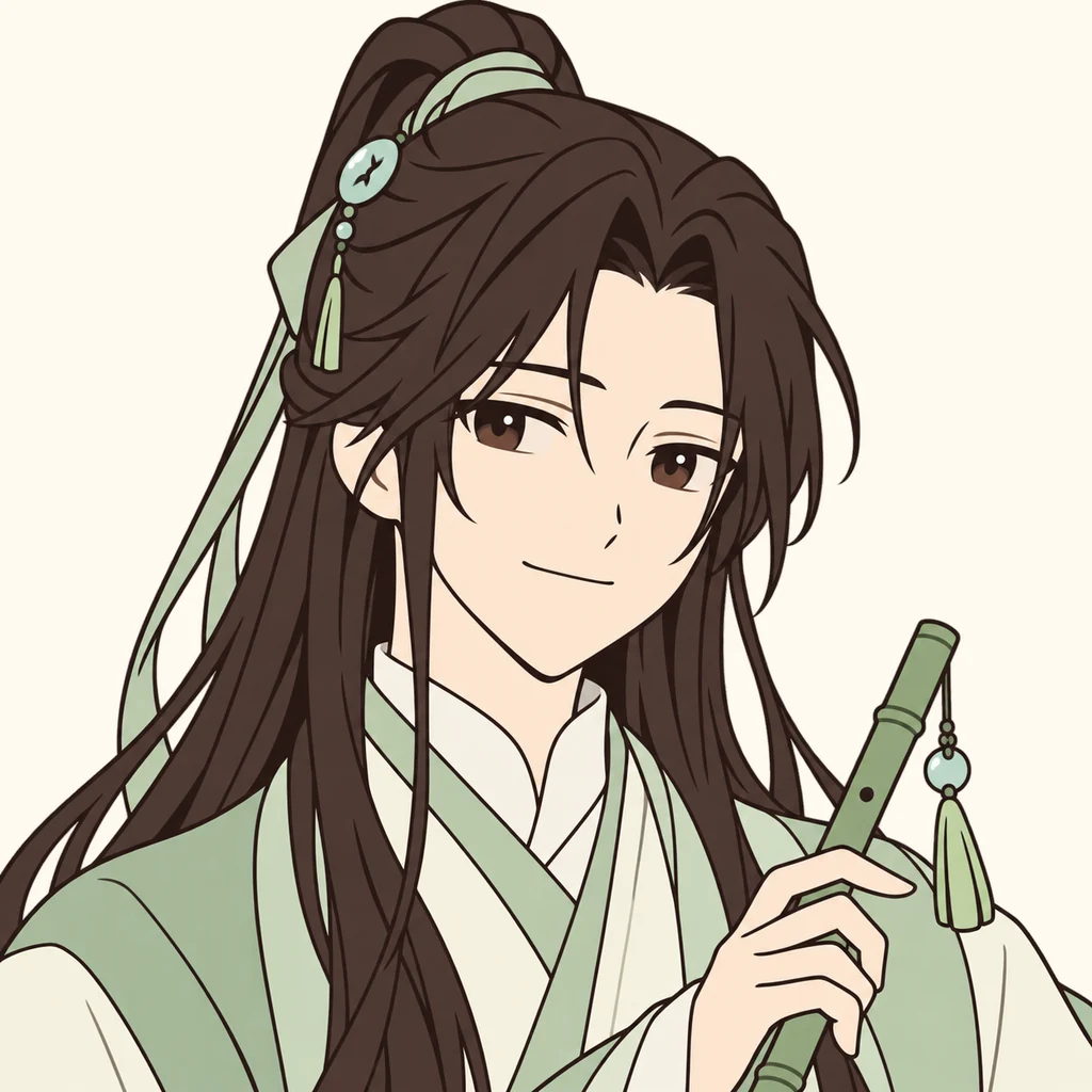 Dongfang Huaizhu AI 辅助角色插画