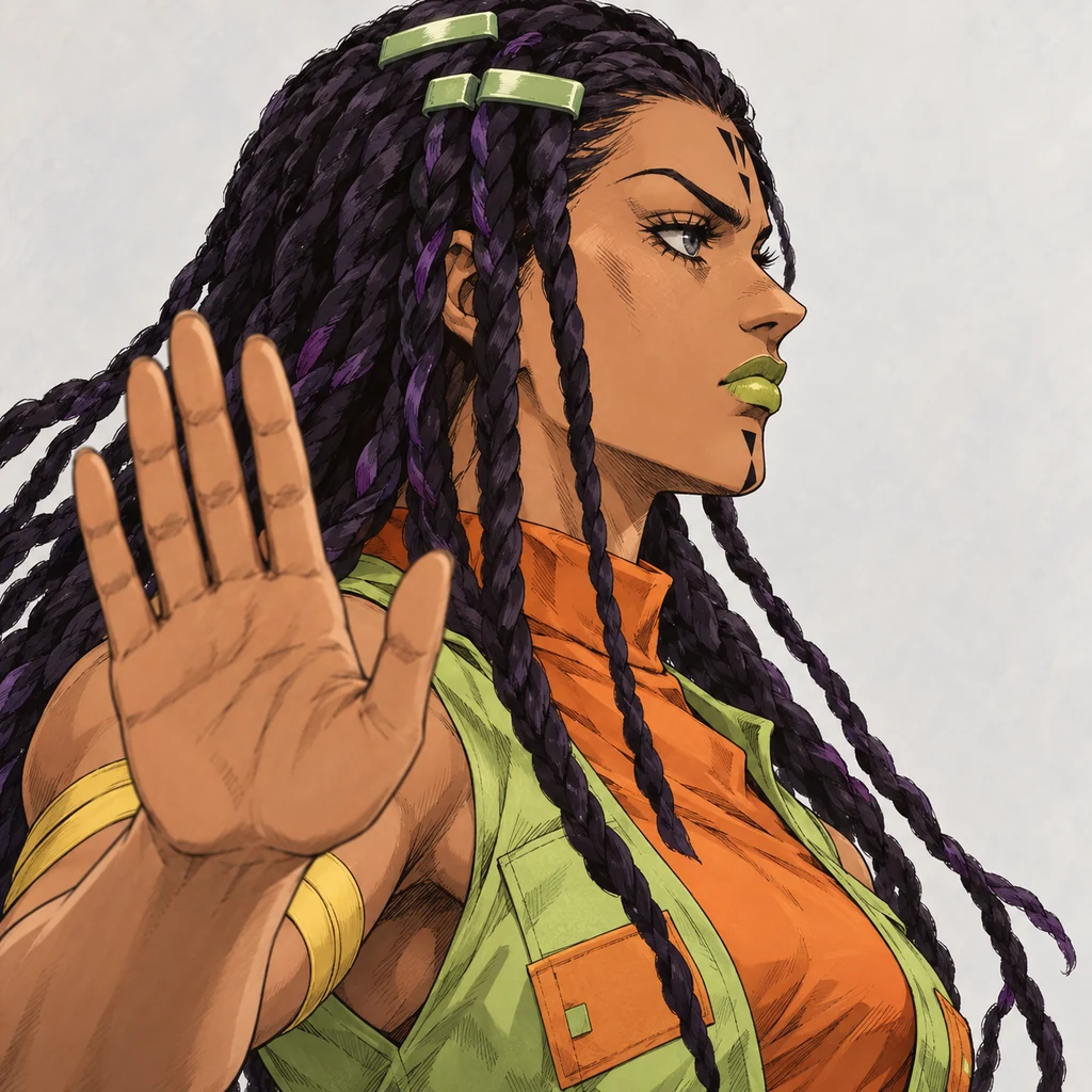 에르메스 코스텔로 AI 辅助角色插画