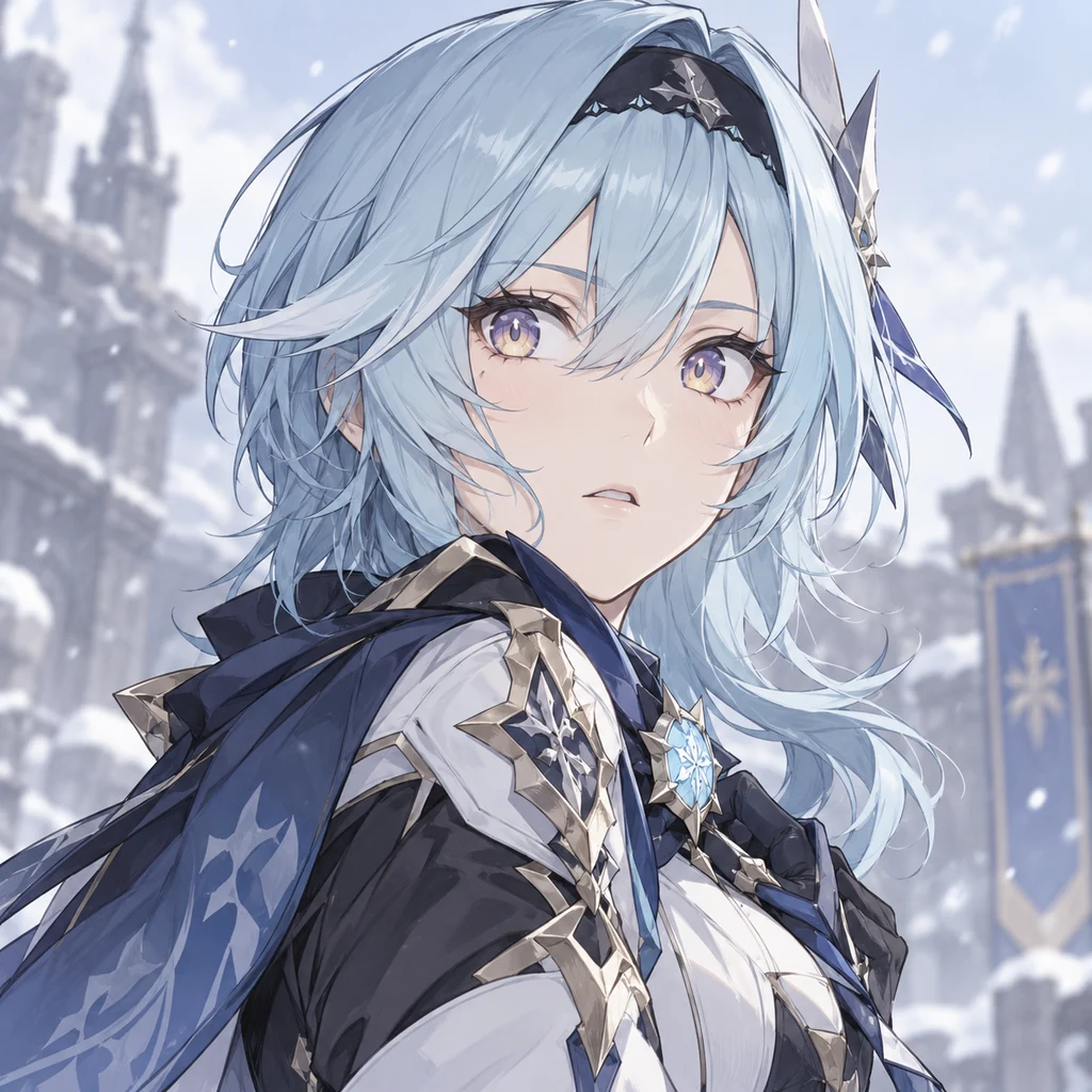 Eula AI 辅助角色插画