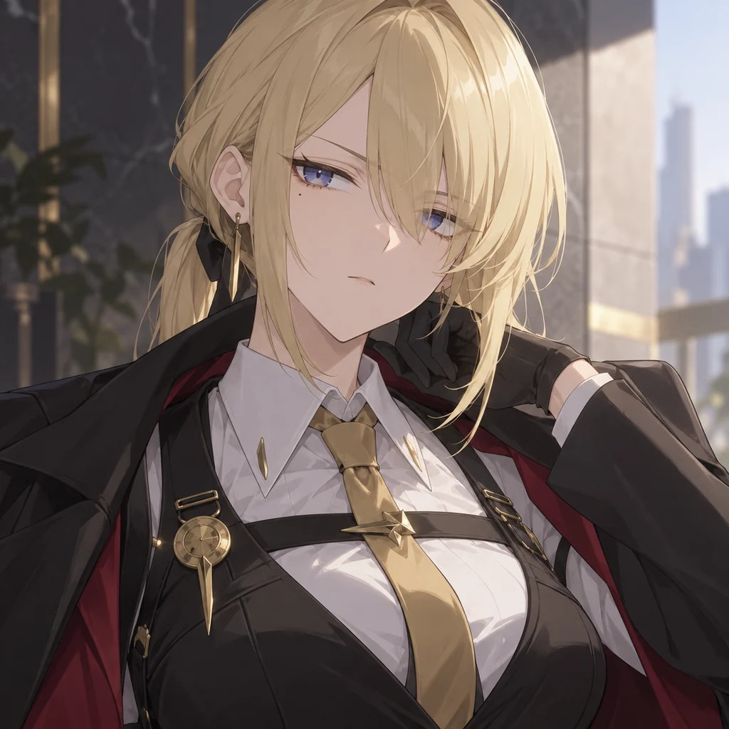 Evelyn Chevalier AI 辅助角色插画