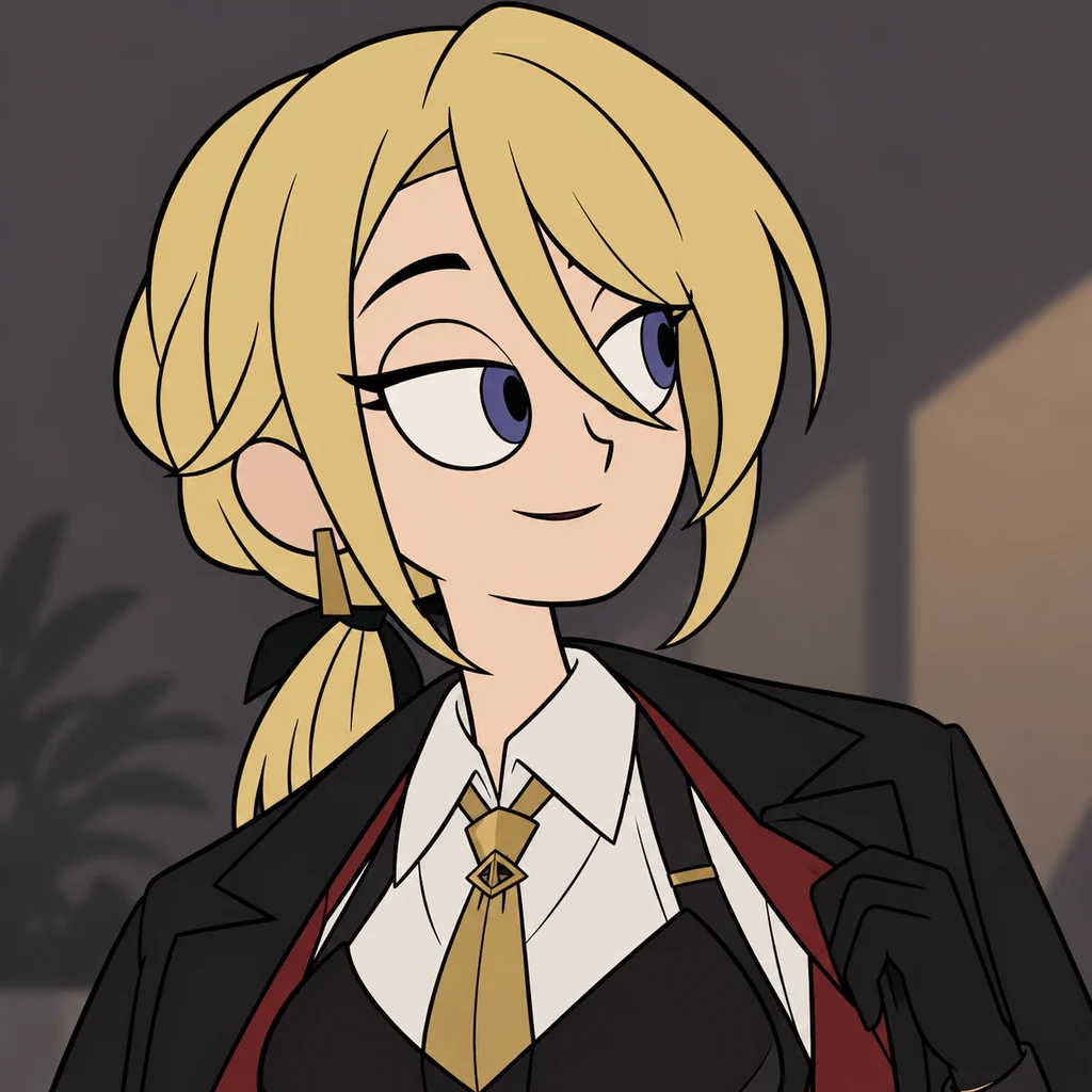 Evelyn Chevalier AI 辅助角色插画