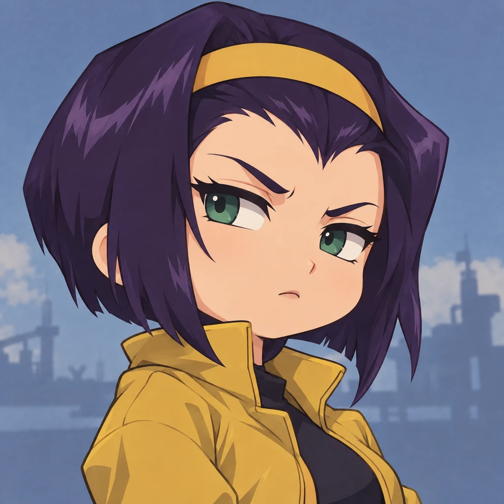 Faye Valentine AI 辅助角色插画