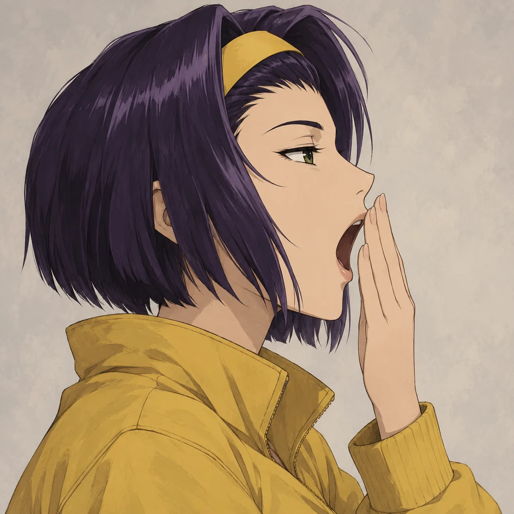 Faye Valentine AI 辅助角色插画