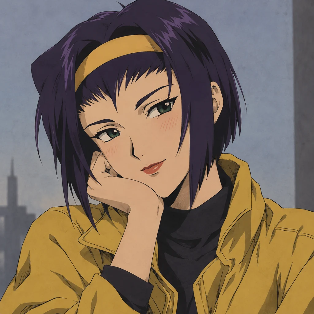 Faye Valentine AI 辅助角色插画