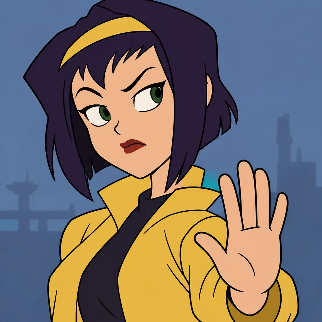 Faye Valentine AI 辅助角色插画