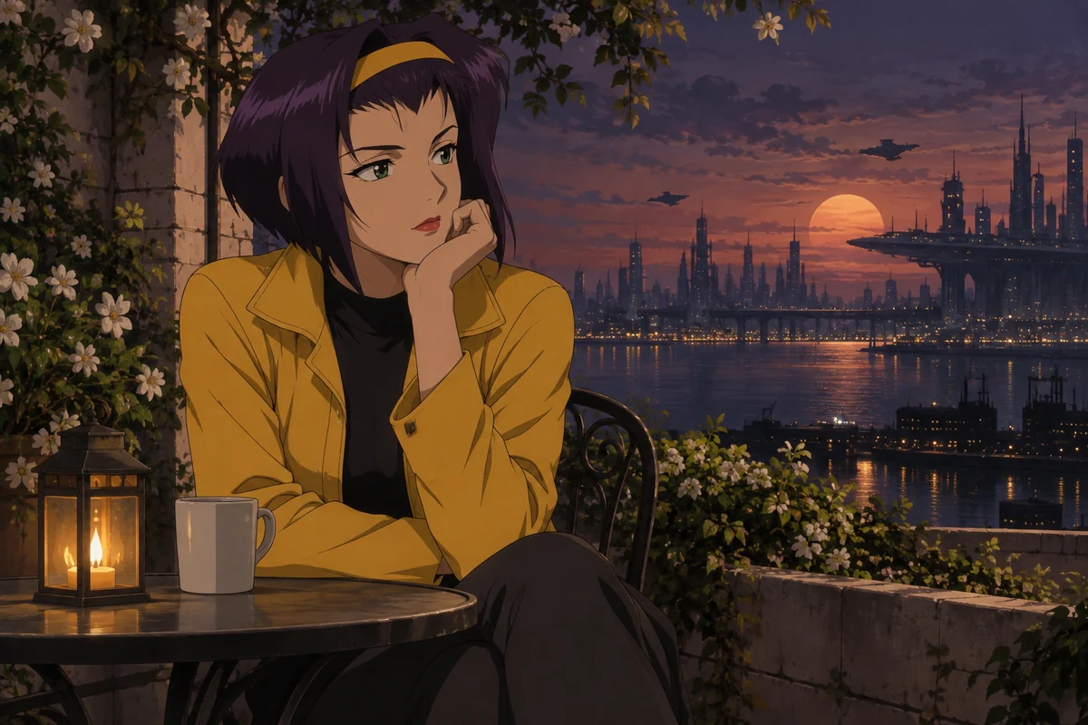 Faye Valentine AI 插画