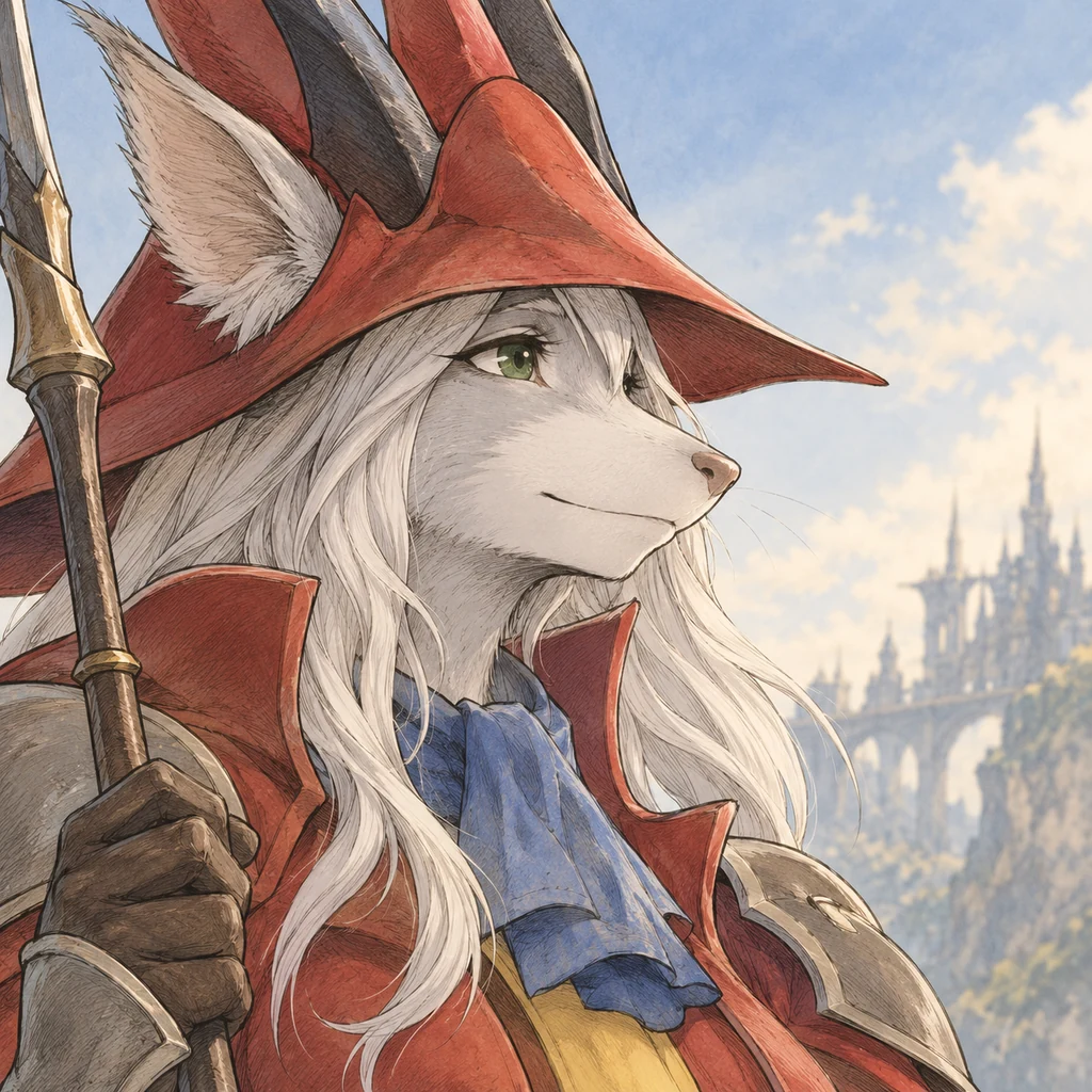 Freya Crescent AI 辅助角色插画