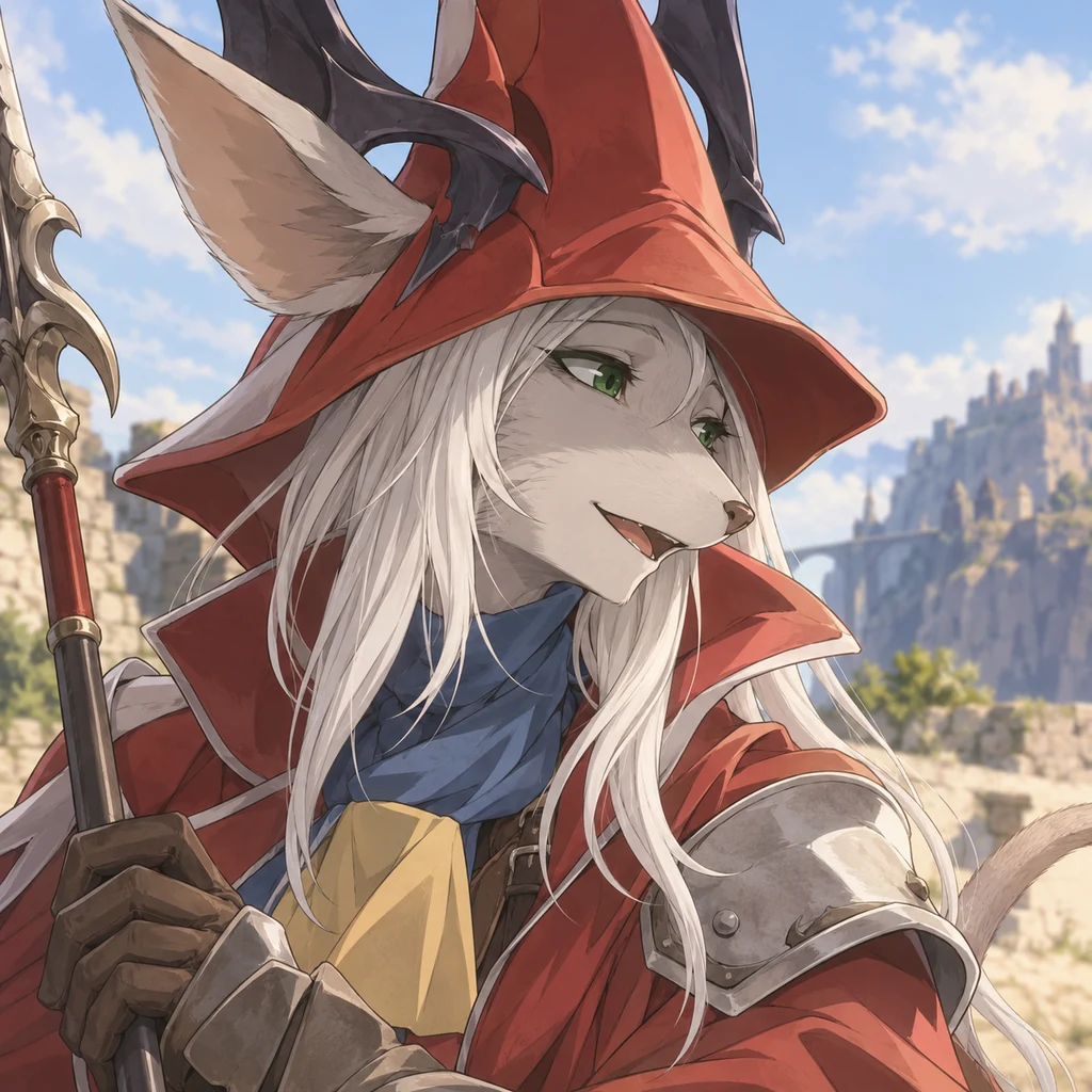 Freya Crescent AI 辅助角色插画