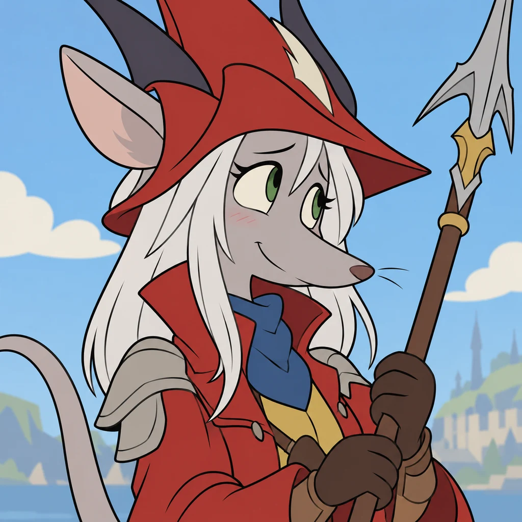 Freya Crescent AI 辅助角色插画